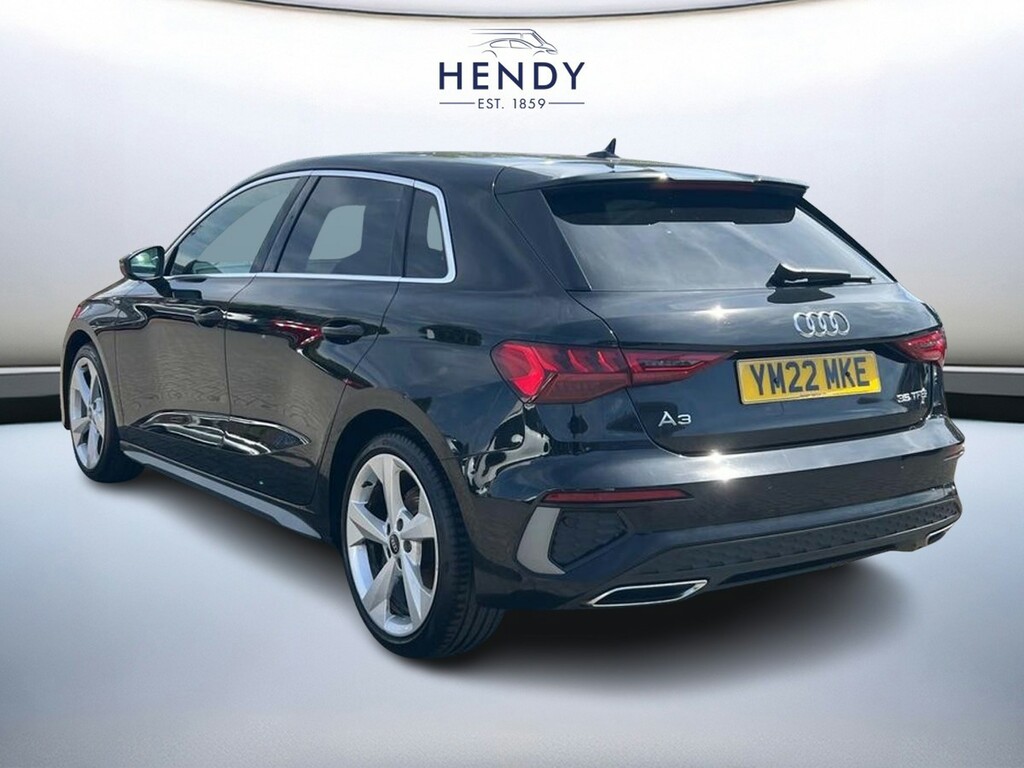 Audi A3 35 Tfsi S Line YM22MKE Black #6