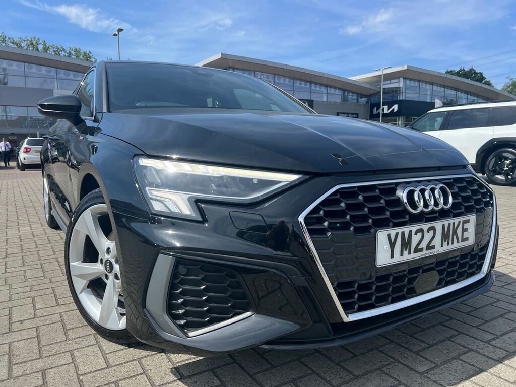 Audi A3 35 Tfsi S Line YM22MKE Black #3