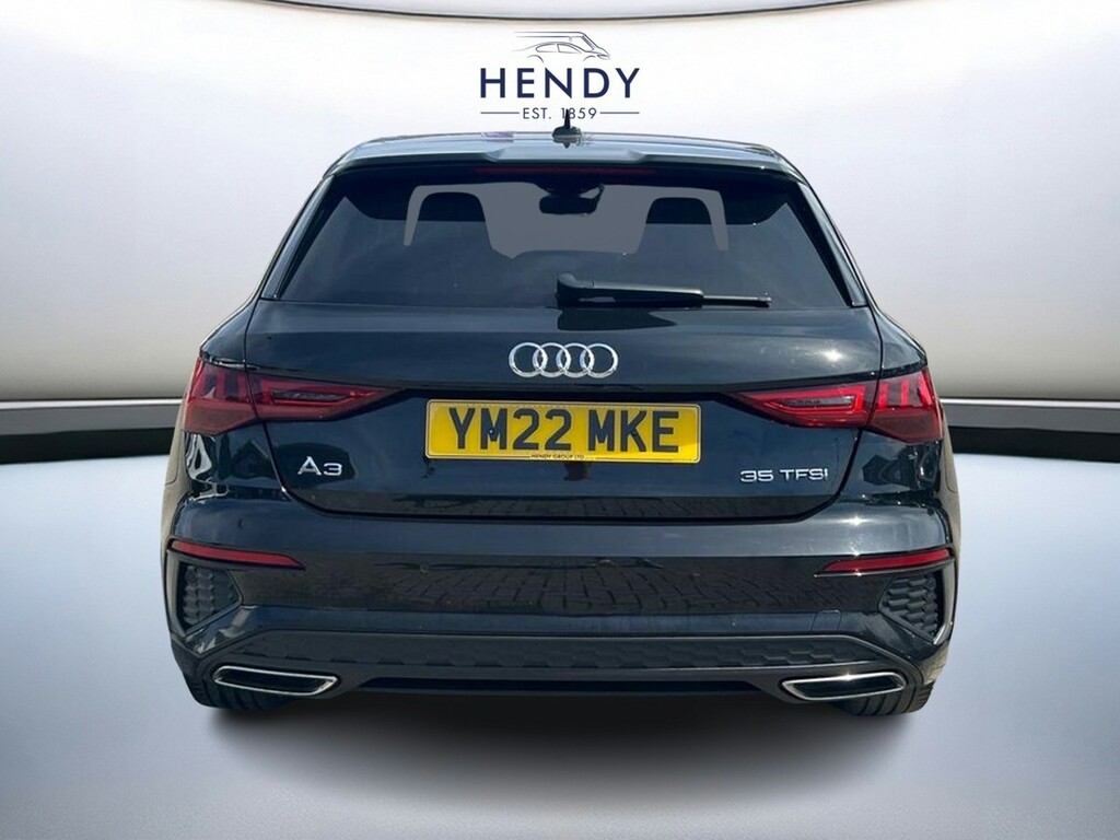 Audi A3 35 Tfsi S Line YM22MKE Black #5