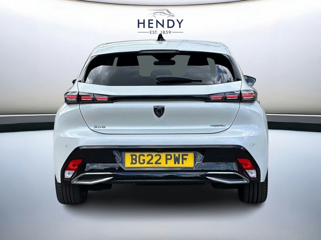 Peugeot 308 Hybrid 180 E-eat8 8-Speed White #5