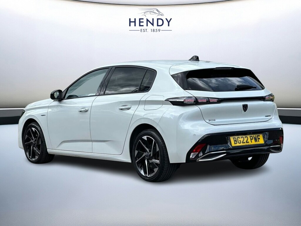 Peugeot 308 Hybrid 180 E-eat8 8-Speed White #6