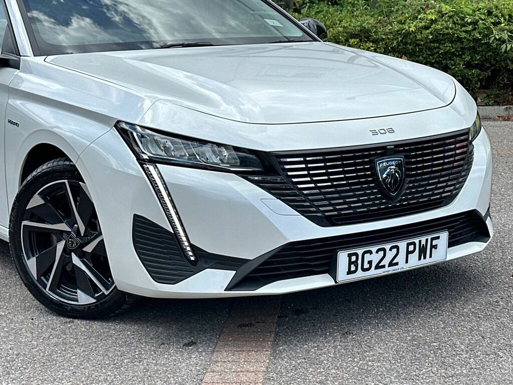 Peugeot 308 Hybrid 180 E-eat8 8-Speed White #3