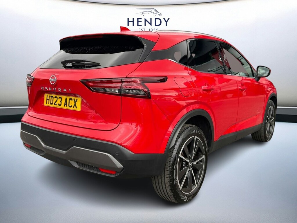 Nissan Qashqai 1.3 Dig-t Mh Tekna HD23ACX Red #4