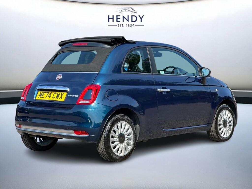 Fiat 500C 1.0 70Hp Mild Hybrid Convertible Blue #4