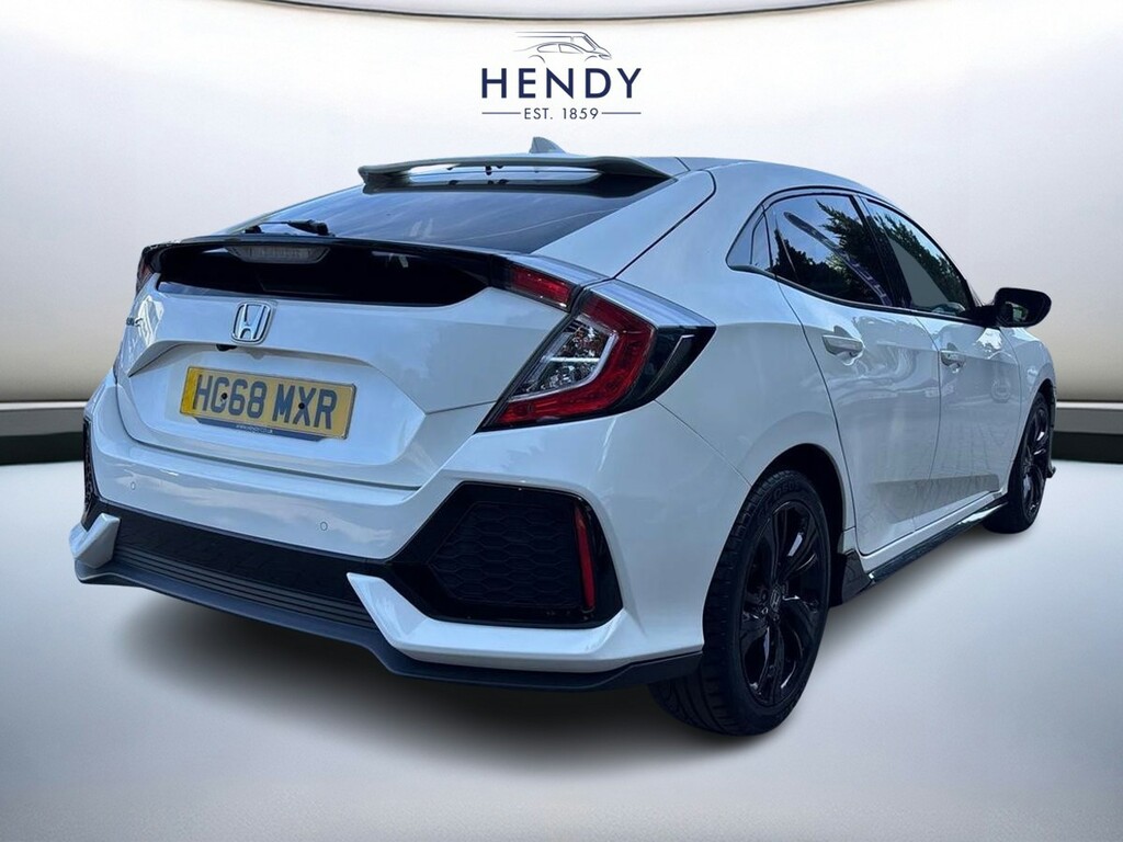 Honda Civic 1.0 Vtec Turbo 126 Sport Line HG68MXR White #4