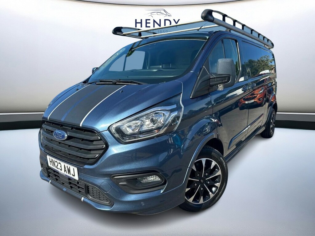 Ford Transit Custom 2.0 Ecoblue 170Ps Low Roof Sport Van HN23AWJ Blue #6