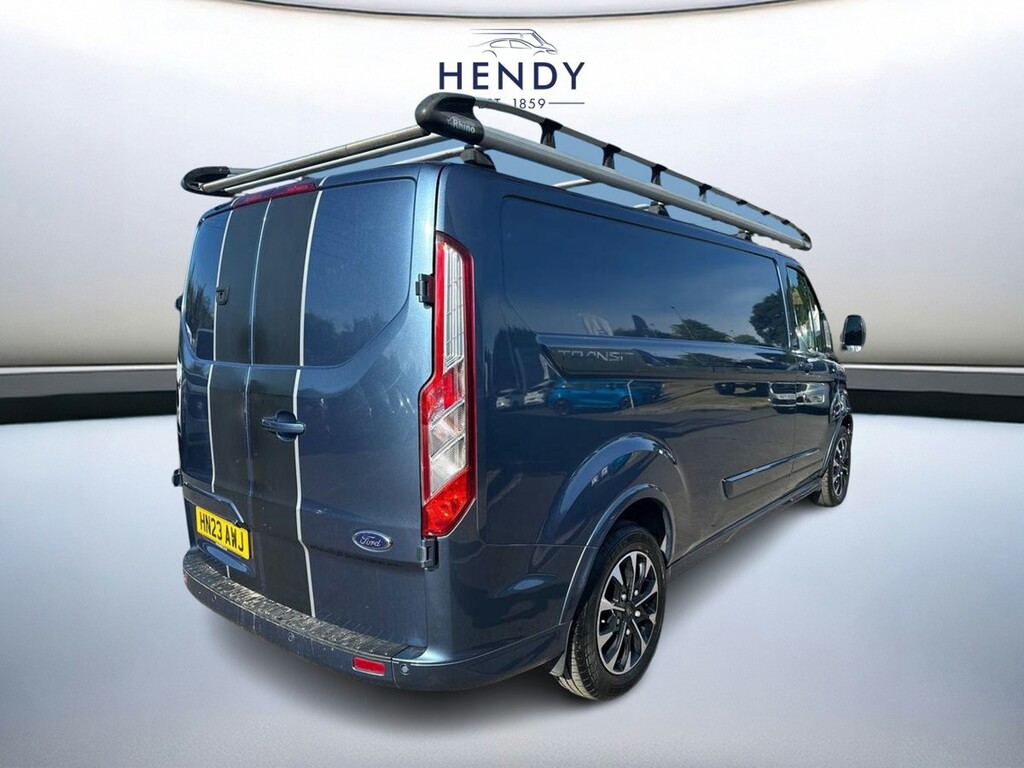 Ford Transit Custom 2.0 Ecoblue 170Ps Low Roof Sport Van HN23AWJ Blue #3
