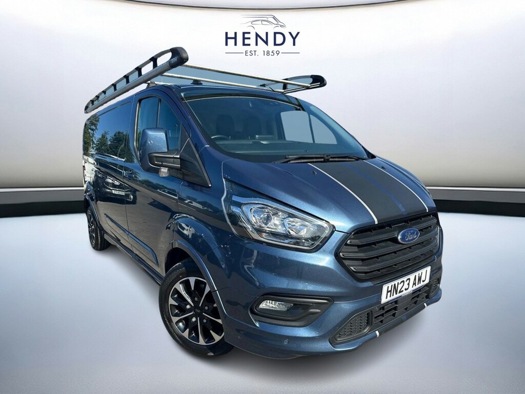 Ford Transit Custom 2.0 Ecoblue 170Ps Low Roof Sport Van HN23AWJ Blue