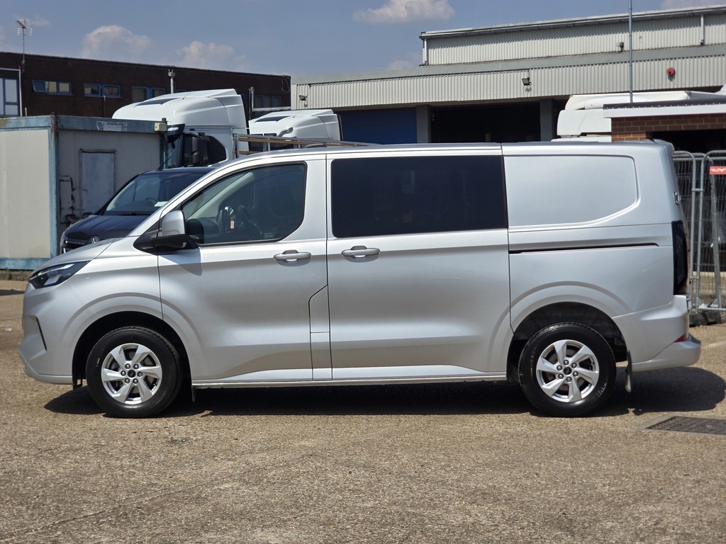 Ford Transit Custom 2.0 Ecoblue 136Ps H1 Double Cab Van Limited HK25BVV Silver #6
