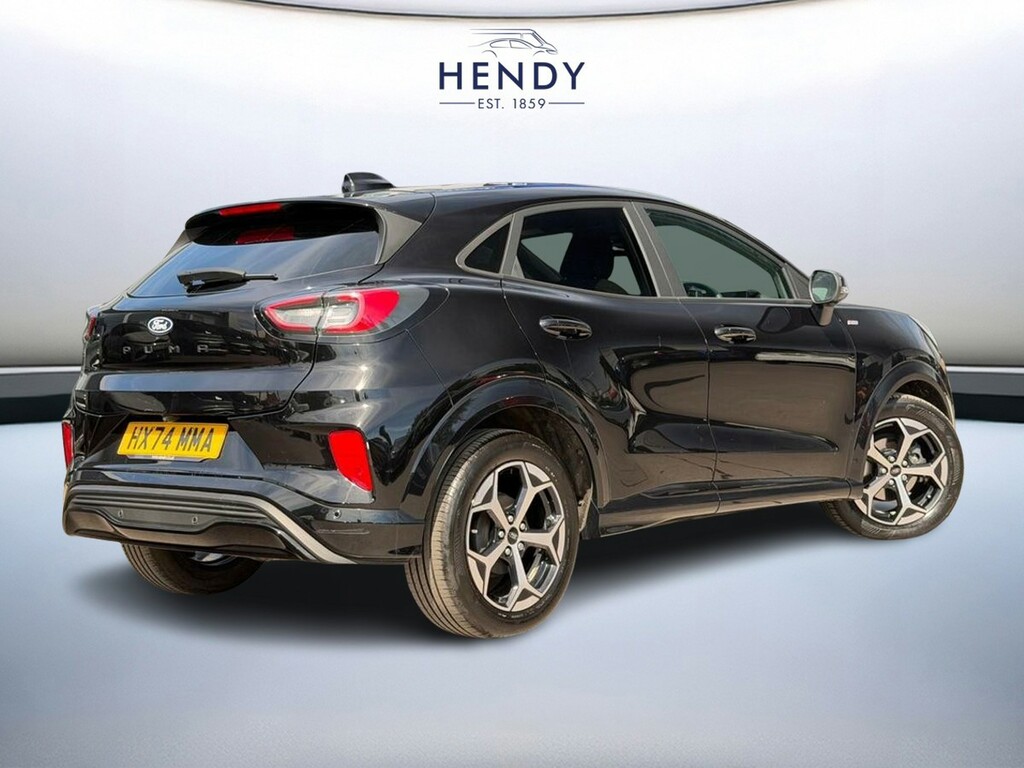 Ford Puma 1.0 Ecoboost Hybrid Mhev St-line HX74MMA Black #4