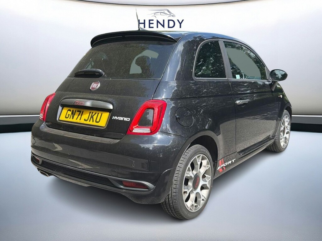 Fiat 500 1.0 70Hp Mild Hybrid GN71JKU Black #4
