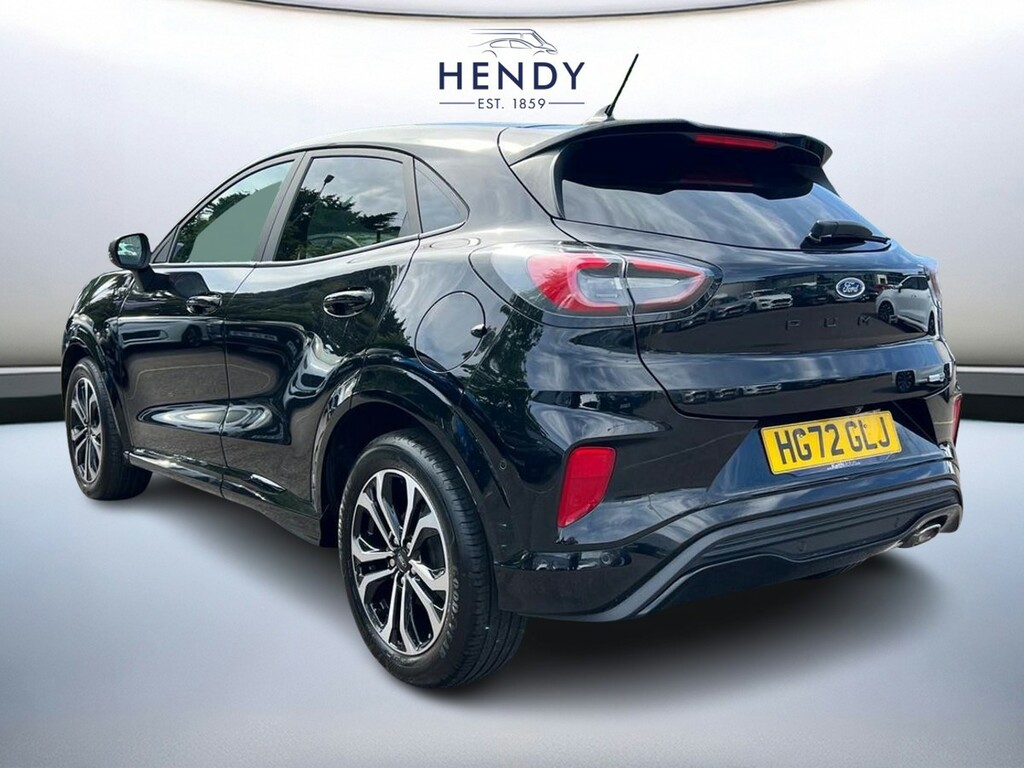 Ford Puma 1.0 Ecoboost Hybrid Mhev St-line HG72GLJ Black #6