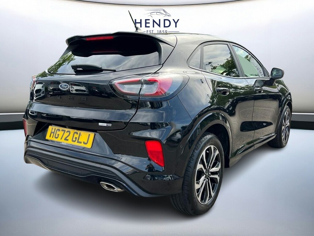 Ford Puma 1.0 Ecoboost Hybrid Mhev St-line HG72GLJ Black #4