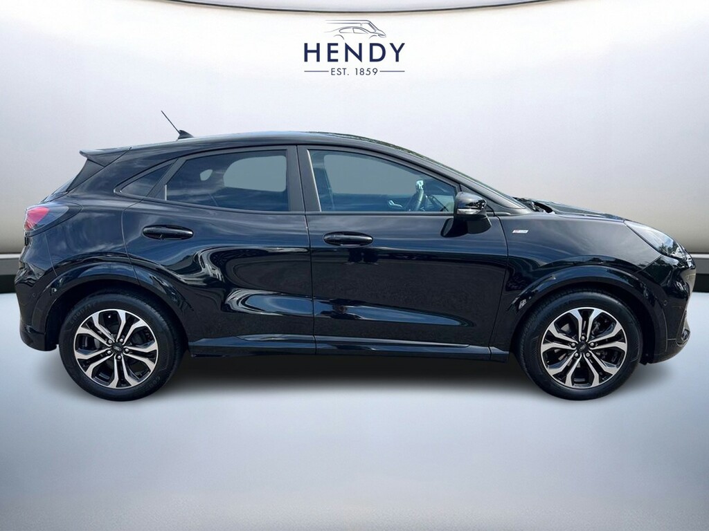 Ford Puma 1.0 Ecoboost Hybrid Mhev St-line HG72GLJ Black #2