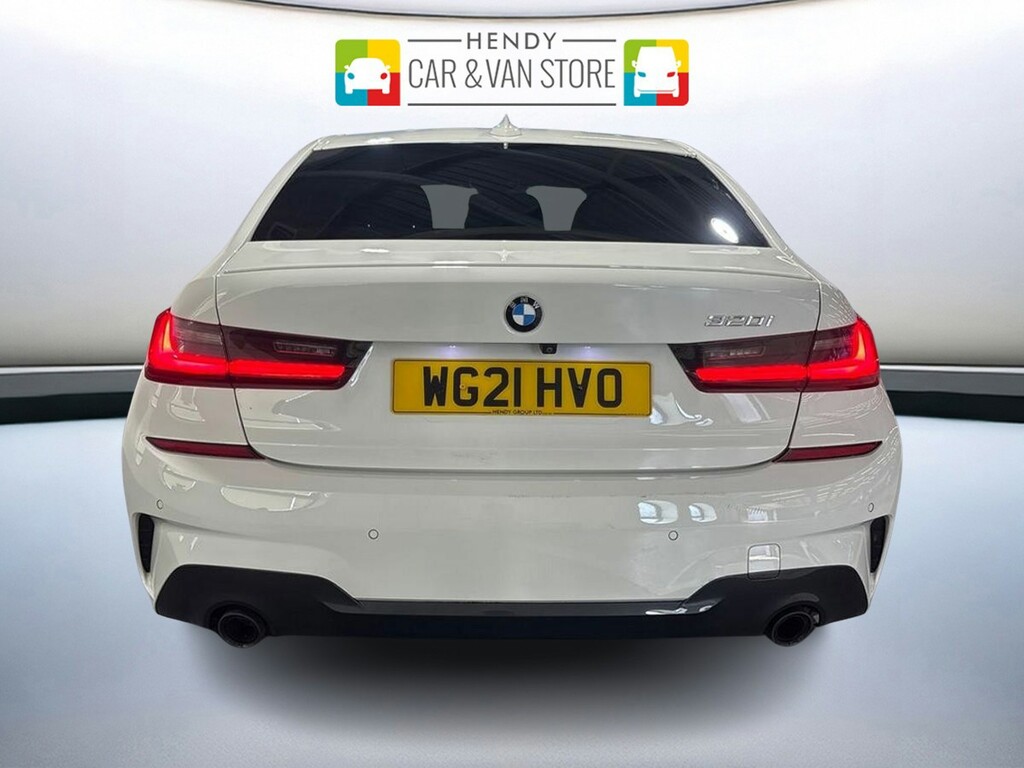 BMW 3 Series 320I M Sport Saloon WG21HVO White #5