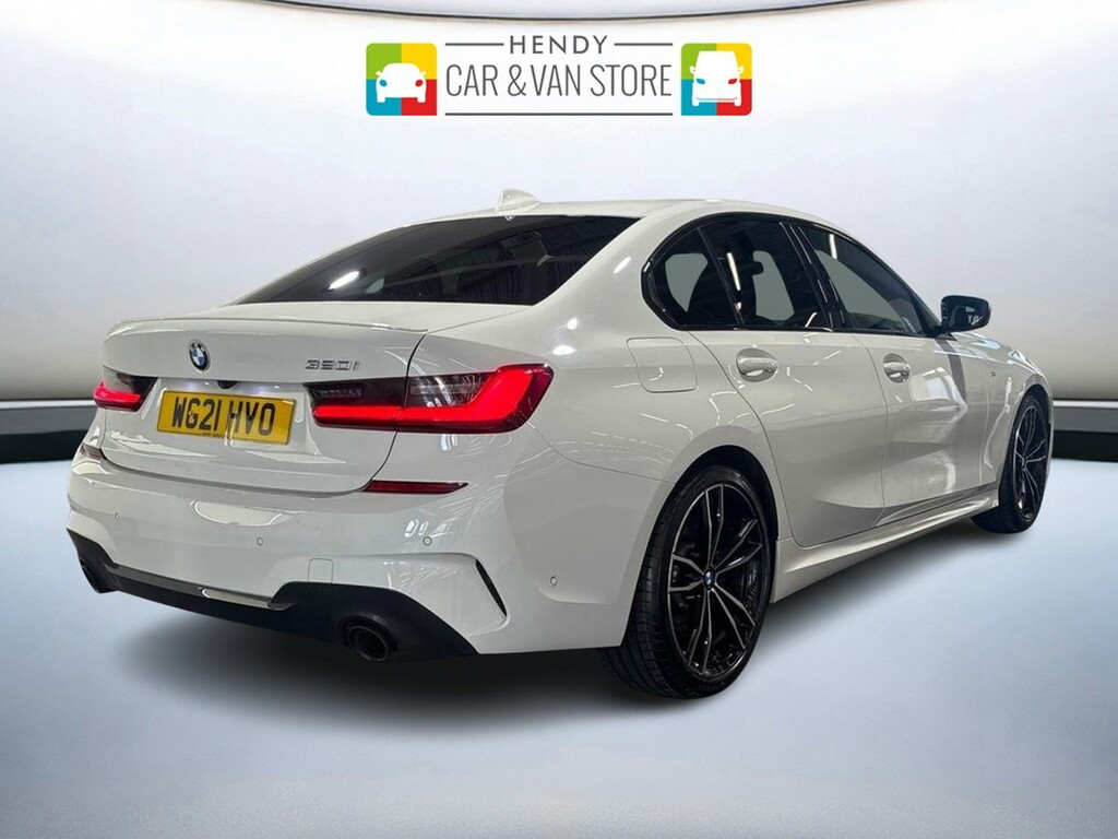 BMW 3 Series 320I M Sport Saloon WG21HVO White #4