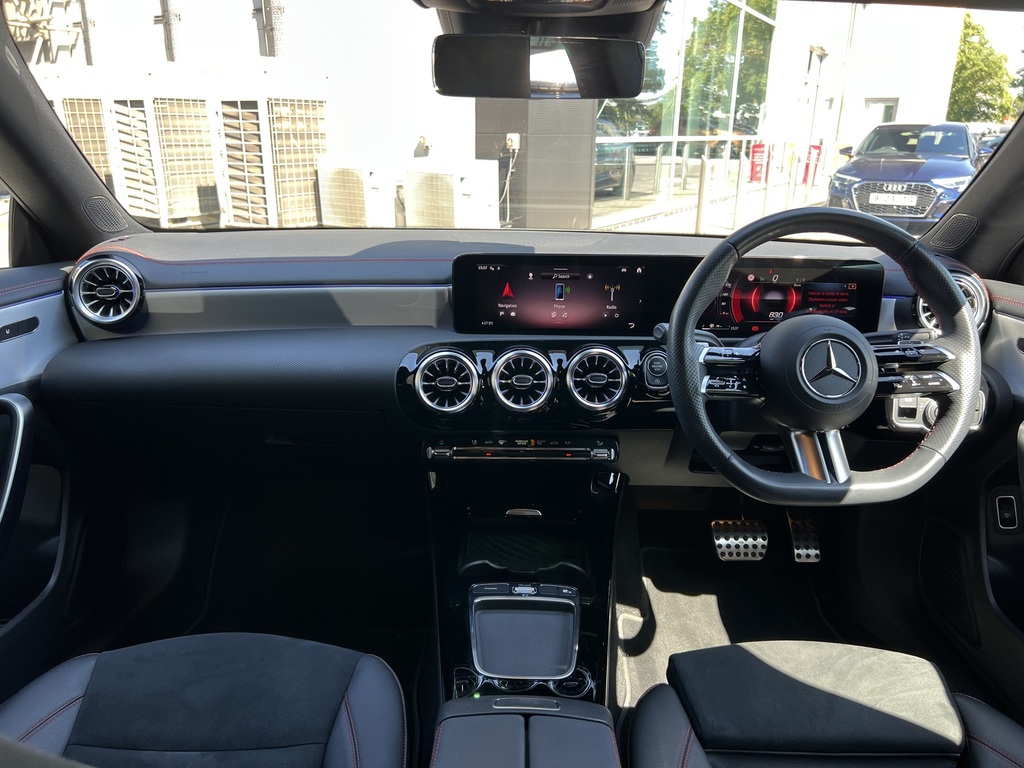 Mercedes-Benz CLA Class Cla 180 Amg Line Exec Coupe My24 2023 White #4