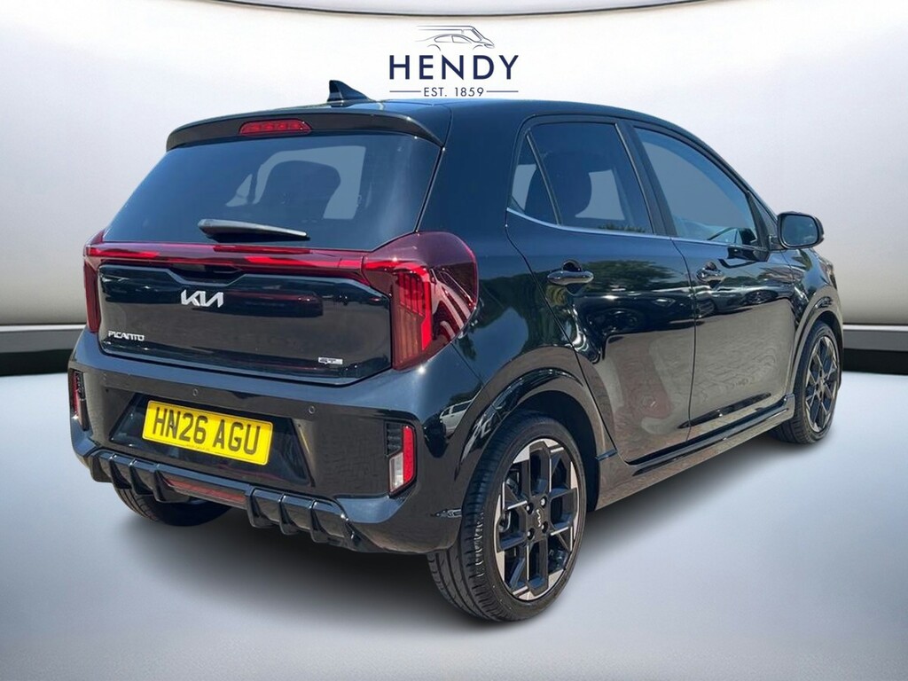 Kia Picanto 1.0 Gt-line S HN26AGU Black #4