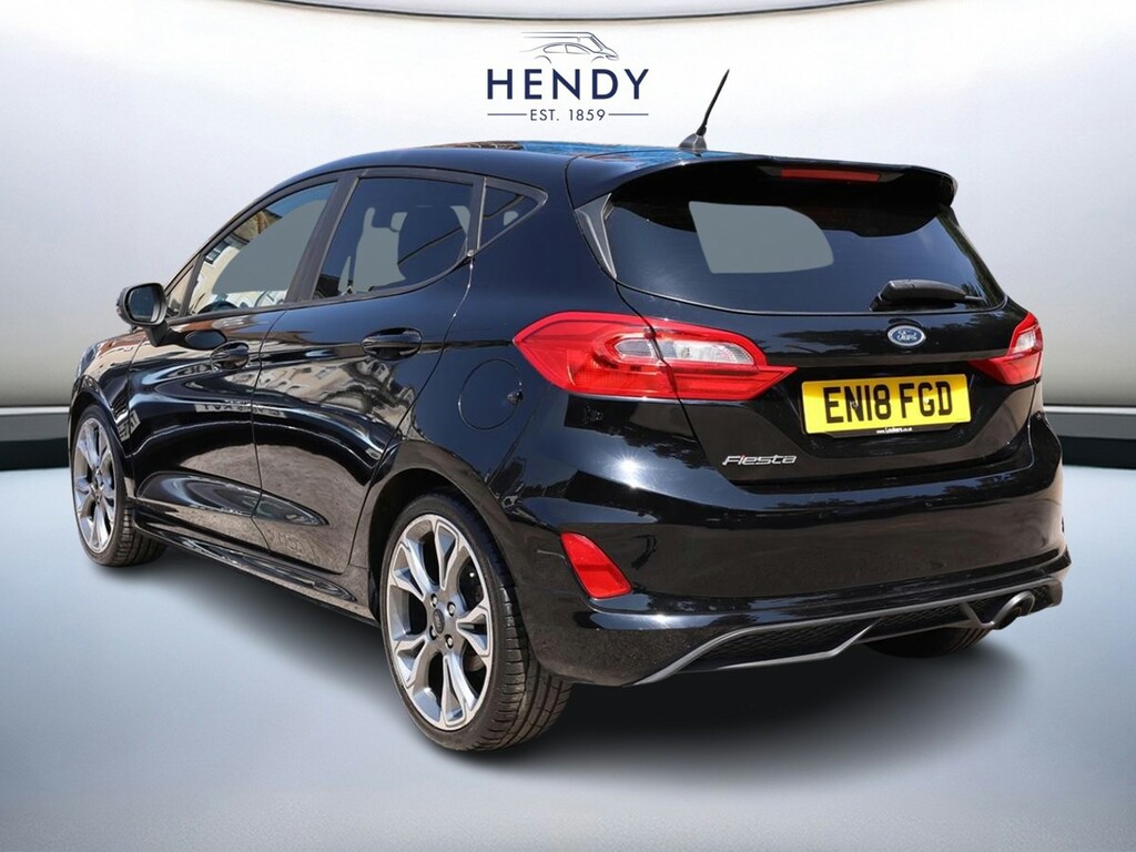Ford Fiesta 1.0 Ecoboost St-line EN18FGD Black #6