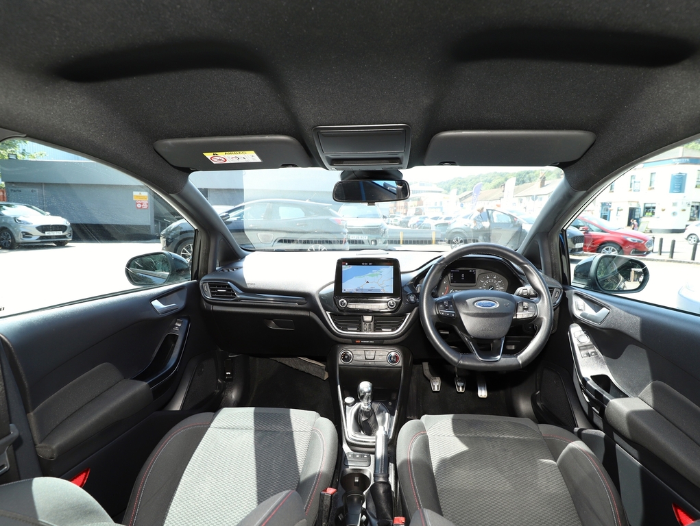 Ford Fiesta 1.0 Ecoboost St-line EN18FGD Black #3