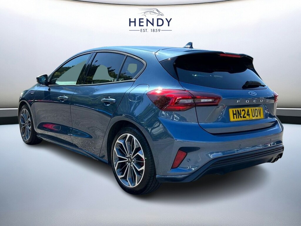 Ford Focus 1.0 Ecoboost Hybrid Mhev St-line X HN24UOV Blue #6