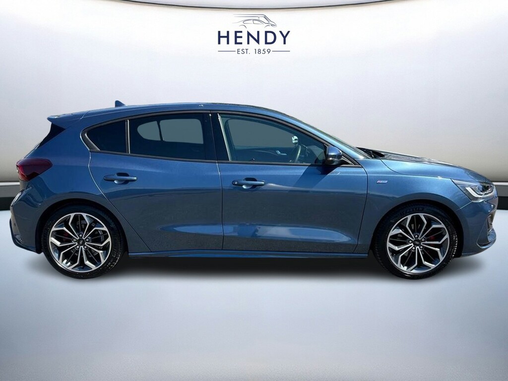 Ford Focus 1.0 Ecoboost Hybrid Mhev St-line X HN24UOV Blue #2