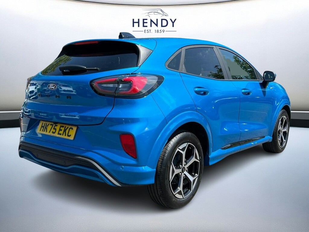 Ford Puma 1.0 Ecoboost Hybrid Mhev St-line HK75EKC Blue #4