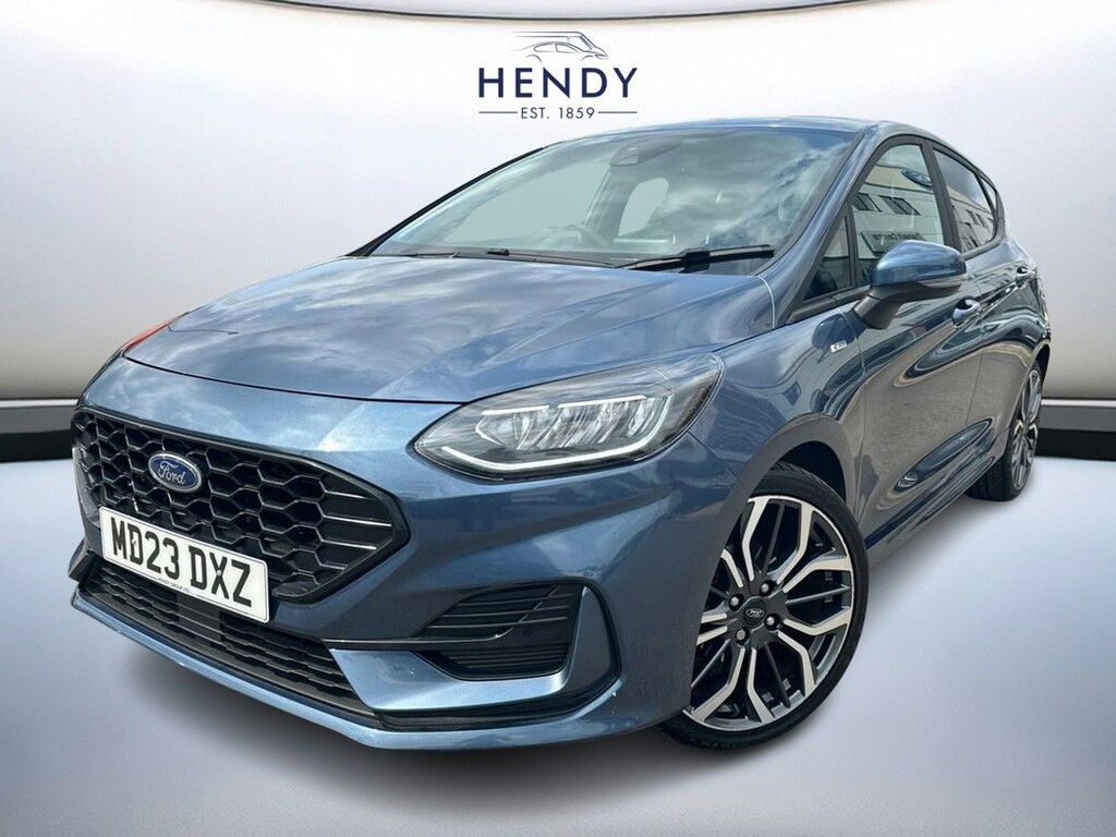 Ford Fiesta 1.0 Ecoboost Hybrid Mhev 125 St-line X Blue #6