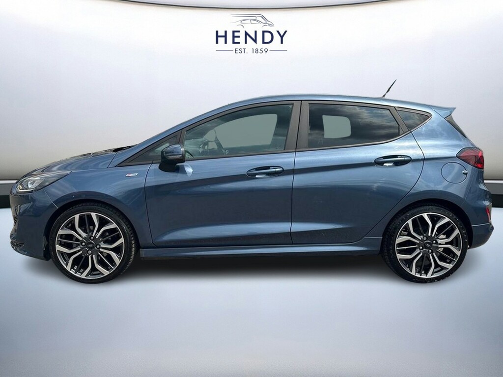 Ford Fiesta 1.0 Ecoboost Hybrid Mhev 125 St-line X Blue #5