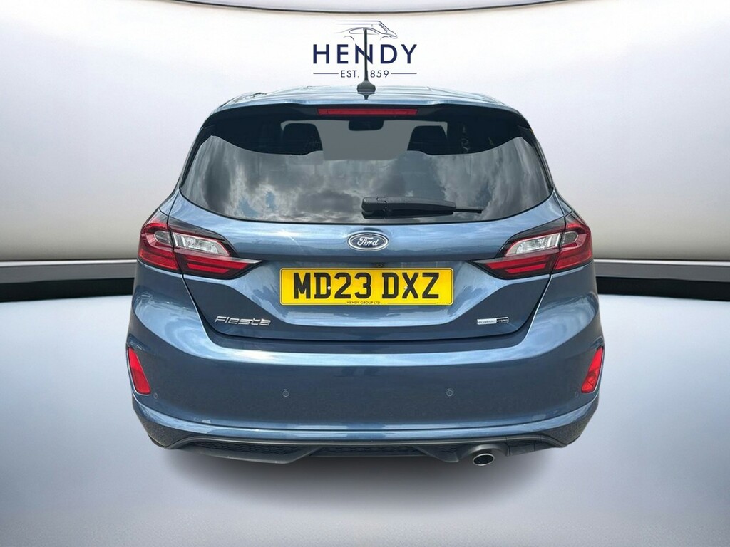 Ford Fiesta 1.0 Ecoboost Hybrid Mhev 125 St-line X Blue #4