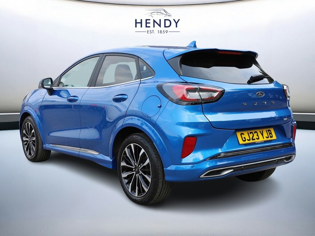 Ford Puma 1.0 Ecoboost Hybrid Mhev 155 St-line Vignale GJ23YJB Blue #5