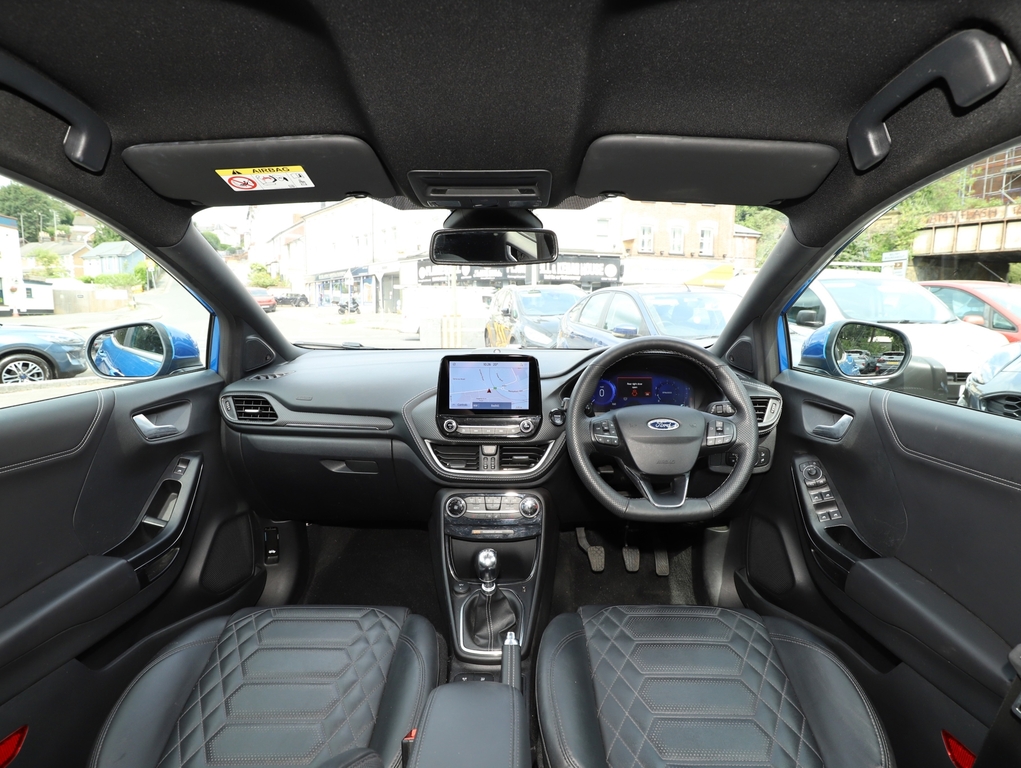 Ford Puma 1.0 Ecoboost Hybrid Mhev 155 St-line Vignale GJ23YJB Blue #2