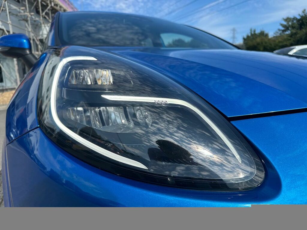 Ford Puma 1.0 Ecoboost Hybr Mhev 155 St-line Vignale Dct FV72VUA Blue #3