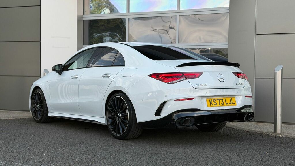 Mercedes-Benz CLA Class Amg Cla 35 4Matic Cpe Prem Plus My23 2022 White #2
