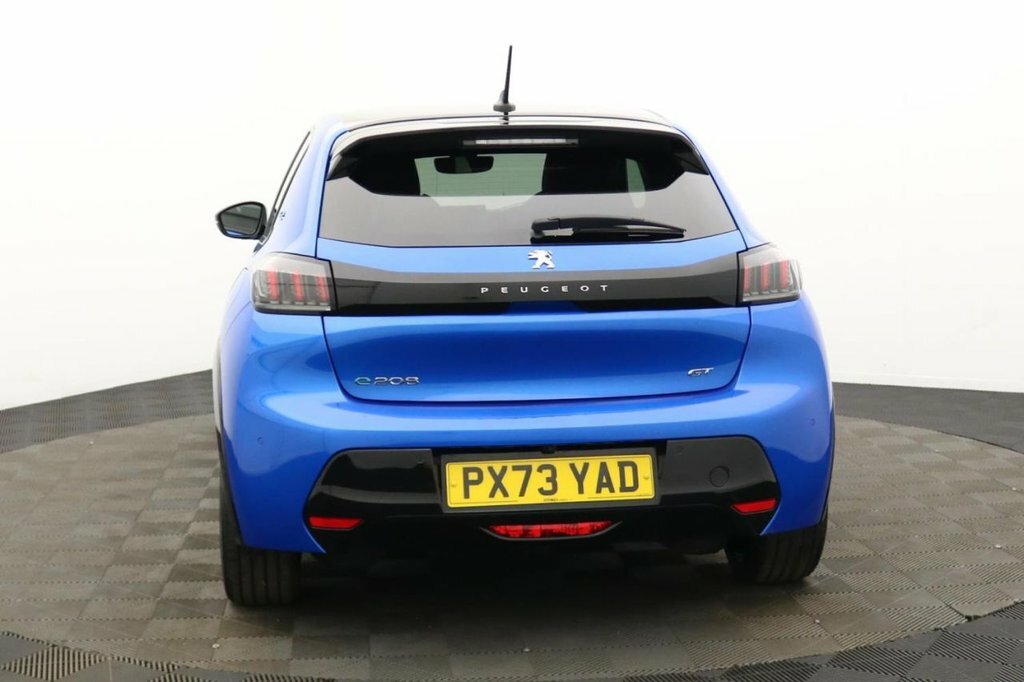 Peugeot e-208 Hatchback Blue #5