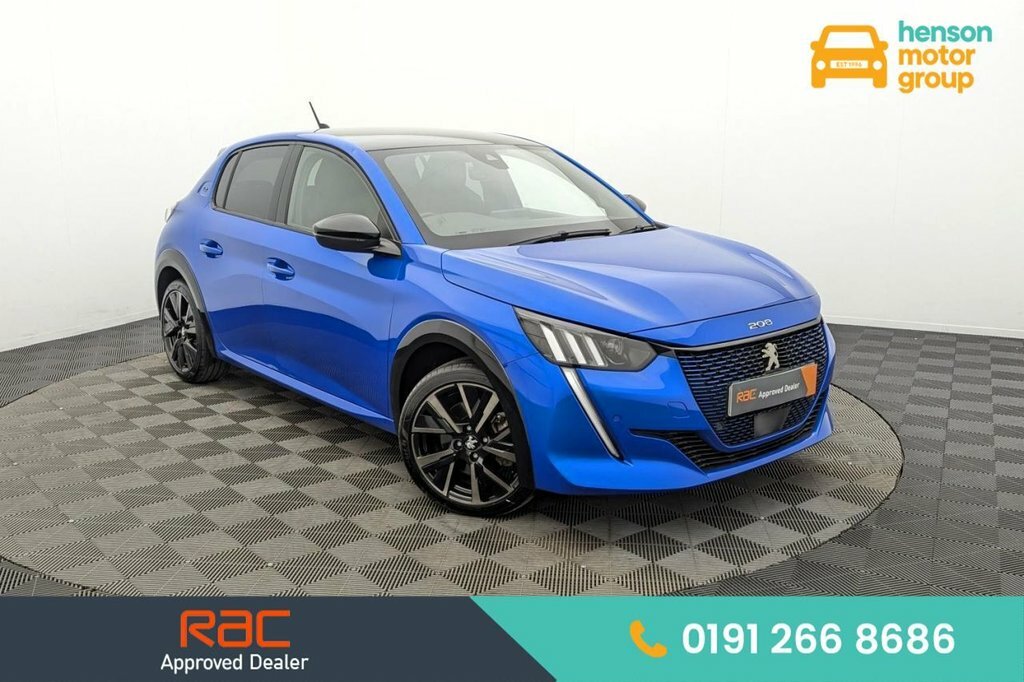 Peugeot e-208 Hatchback Blue