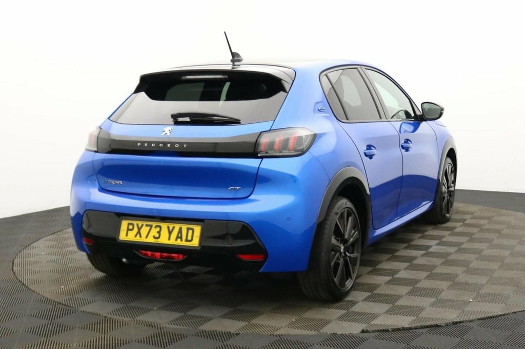 Peugeot e-208 Hatchback Blue #4