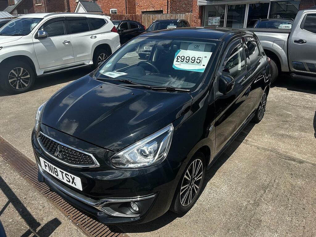 Mitsubishi Mirage 1.2 Juro Hatchback Cvt Euro 6 Ss 79 CV69BAU Black
