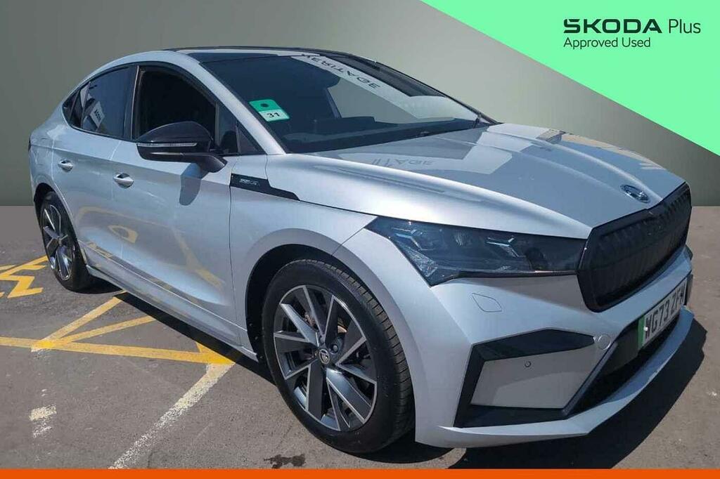 Skoda ENYAQ 210Kw 85X Sportline Plus 82Kwh 4X4 Silver