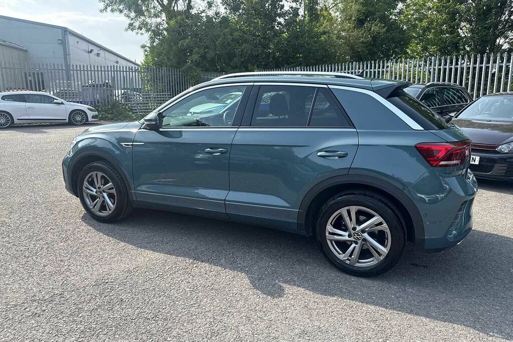 Volkswagen T-Roc 1.5 Tsi R-line Dsg Blue #4