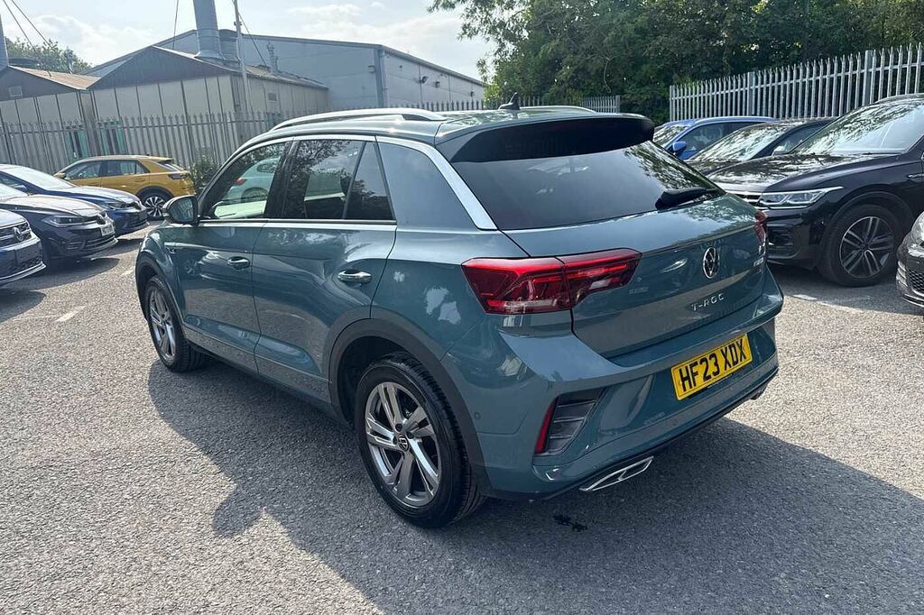 Volkswagen T-Roc 1.5 Tsi R-line Dsg Blue #3