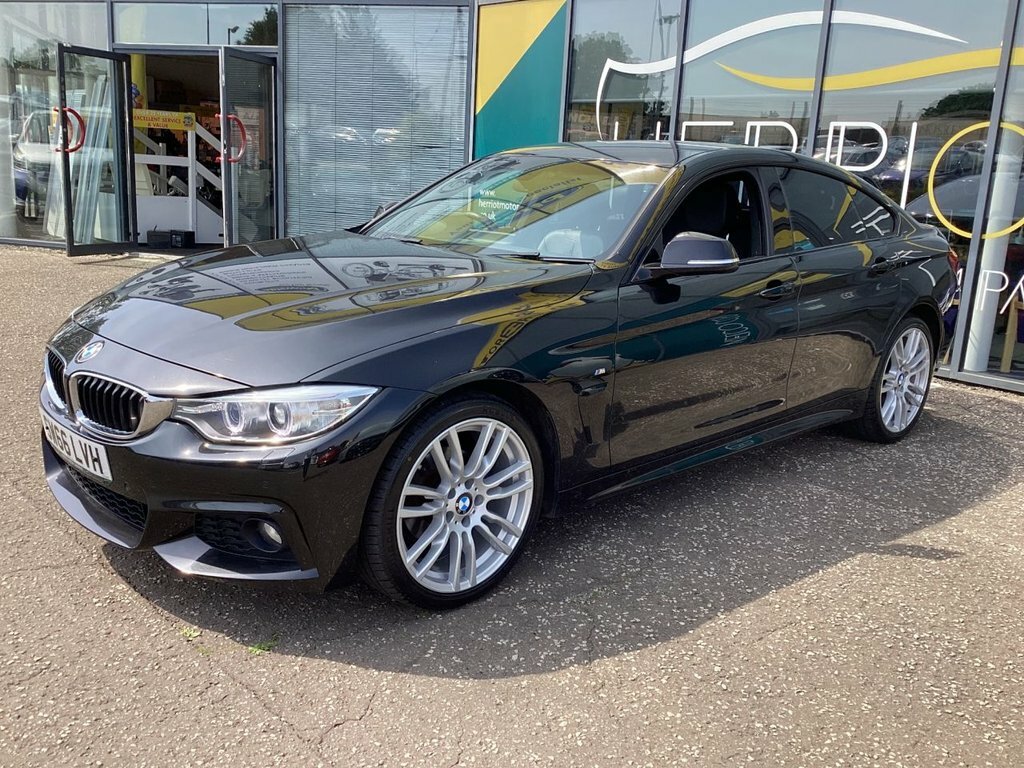 BMW 4 Series Gran Coupe 2L M Sport Black #3