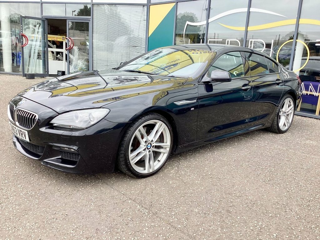 BMW 6 Series Gran Coupe 3L M Sport Black #3