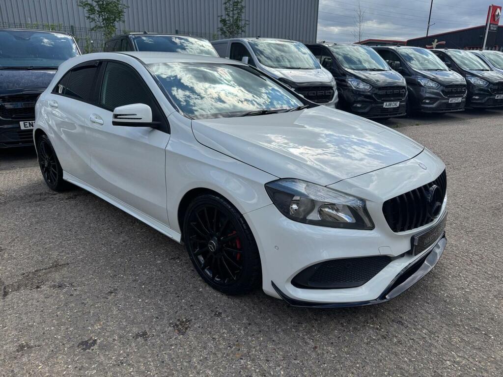 Mercedes-Benz A Class 1.5 A180d Amg Line Executive Euro 6 Ss White #5