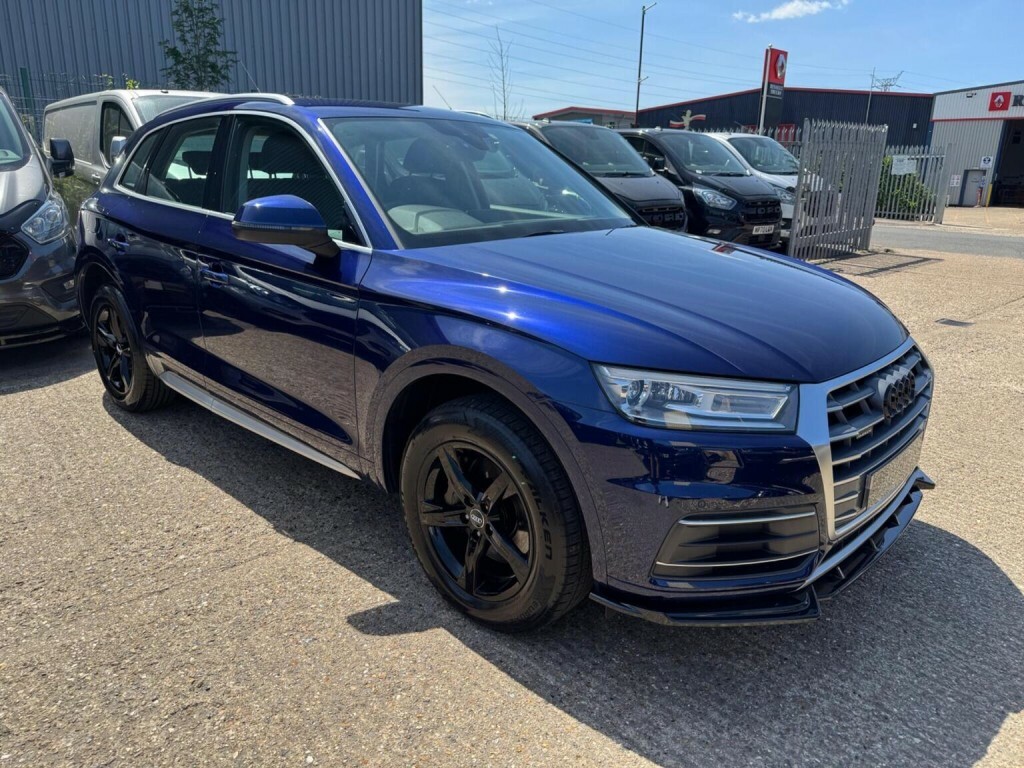 Audi Q5 2.0 Tfsi S Line S Tronic Quattro Euro 6 Ss Blue #42