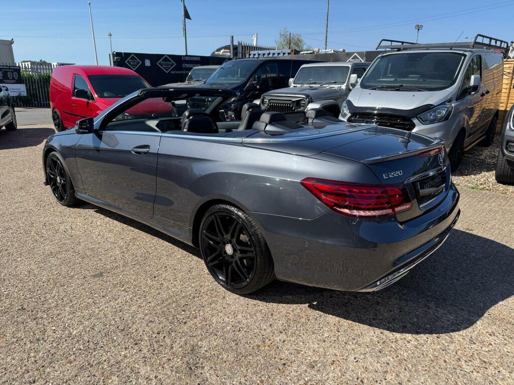 Mercedes-Benz E Class 2.1 E220 Bluetec Amg Line Cabriolet G-tronic Euro Grey #4