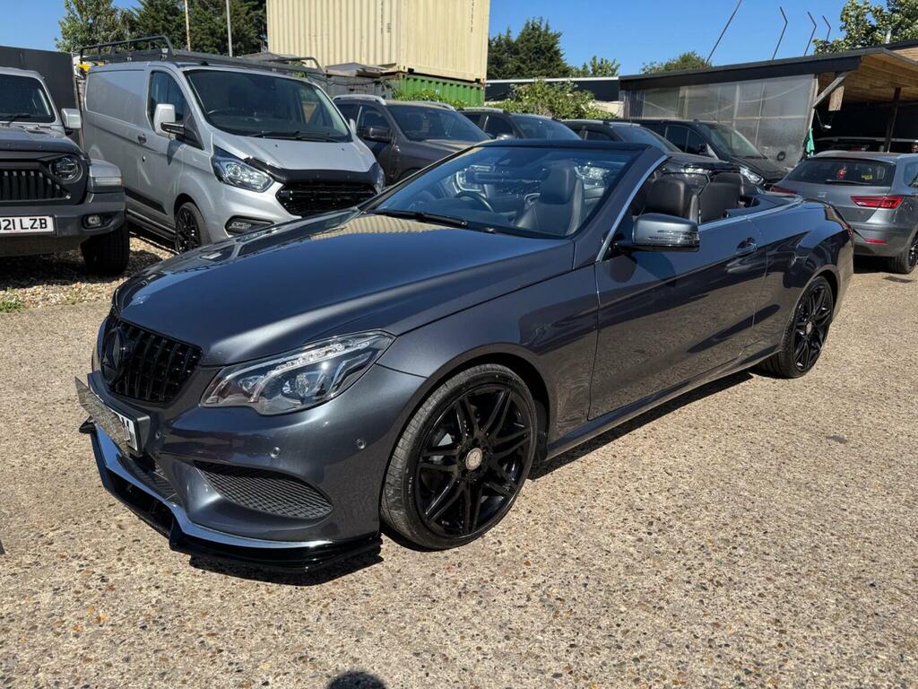Mercedes-Benz E Class 2.1 E220 Bluetec Amg Line Cabriolet G-tronic Euro Grey #3