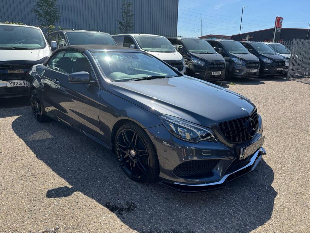 Mercedes-Benz E Class 2.1 E220 Bluetec Amg Line Cabriolet G-tronic Euro Grey #5
