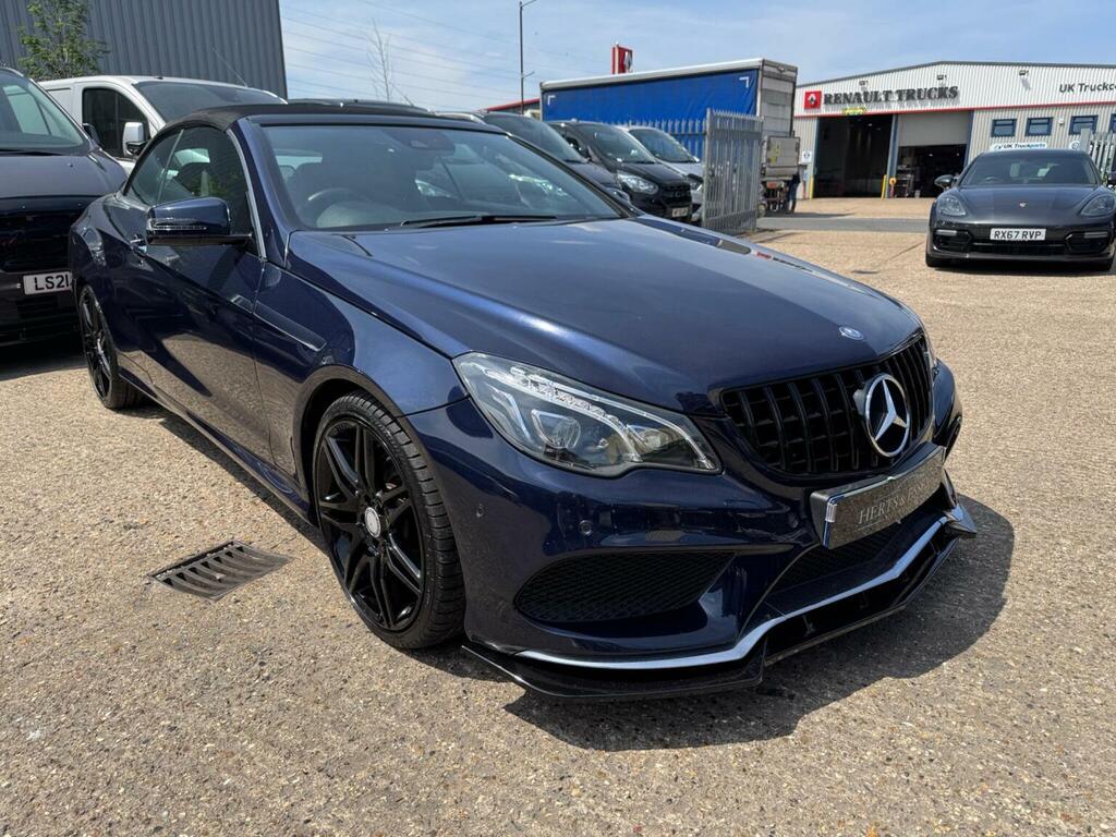 Mercedes-Benz E Class 2.1 E220d Amg Line Edition Premium Cabriolet G-t Blue #2