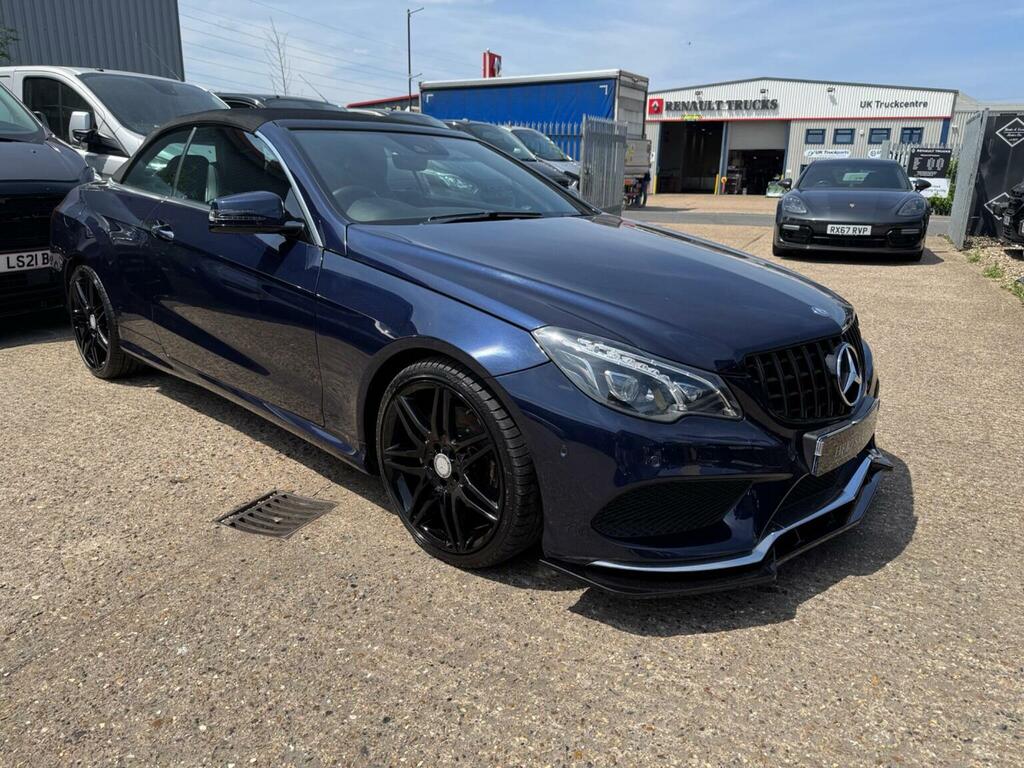 Mercedes-Benz E Class 2.1 E220d Amg Line Edition Premium Cabriolet G-t Blue #3